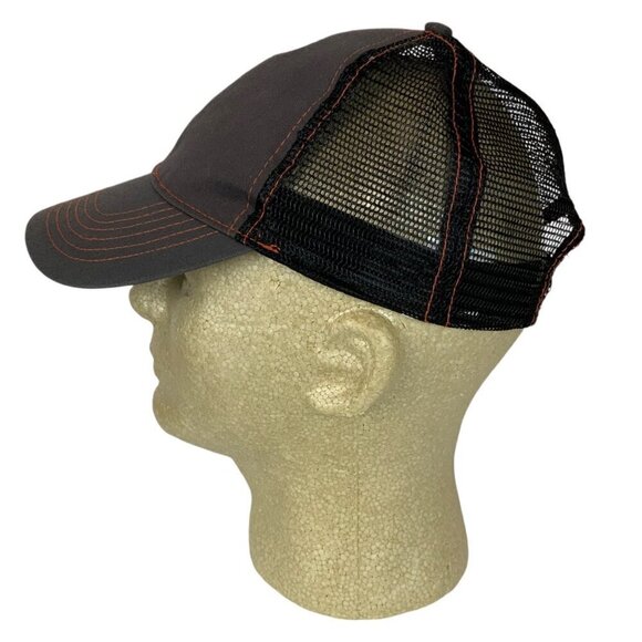 Jägermeister Trucker Hat Black Orange Adjustable Snapback Mesh Back Embroidered - Picture 7 of 7